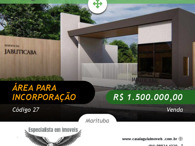 #27 - Área para Incorporação para Venda em Marituba - PA - 2