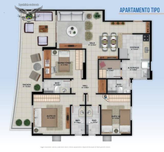 Apartamento à venda com 3 quartos, 114m² - Foto 17