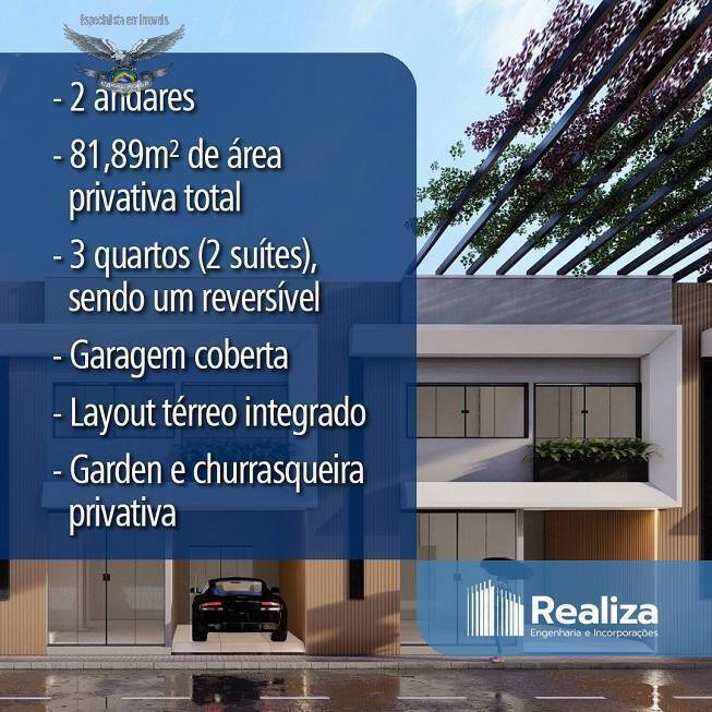 Casa de Condomínio à venda com 3 quartos, 81m² - Foto 2