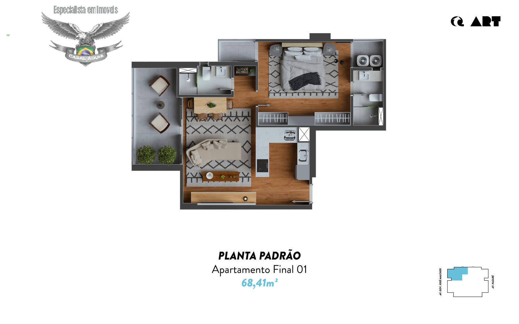 Apartamento à venda com 1 quarto - Foto 11