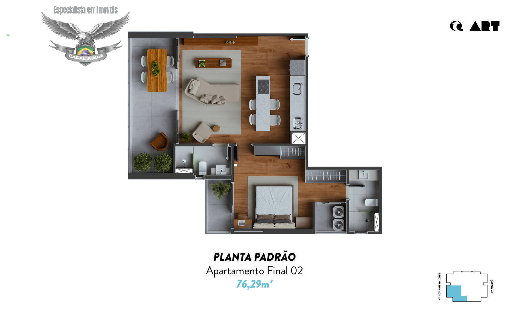 Apartamento à venda com 1 quarto - Foto 23